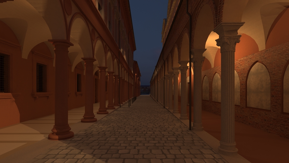 La nuova illuminazione progettata per i Portici di Bologna