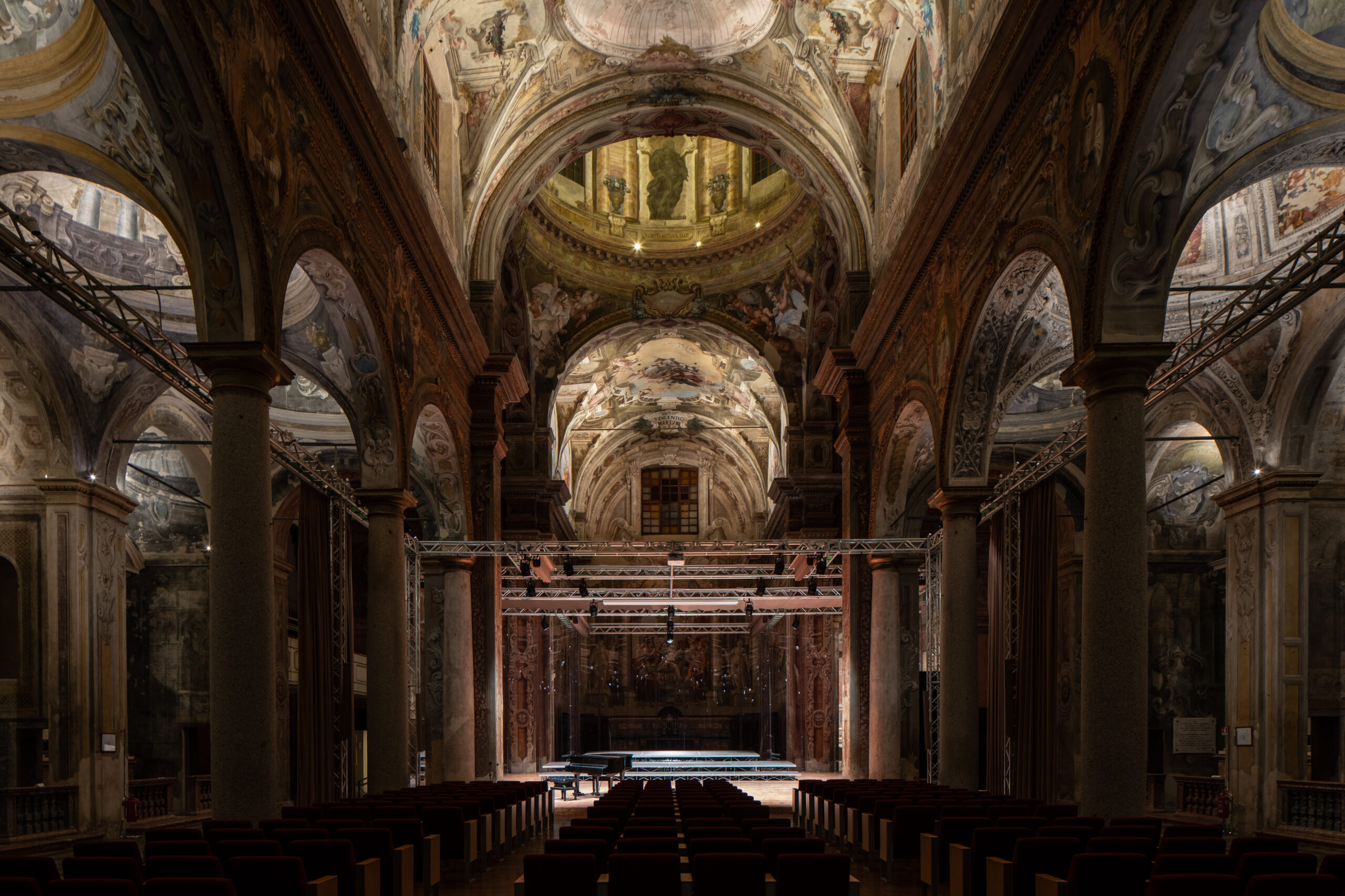i-dea luce architettura nuova illuminazione piacenza sala dei teatini