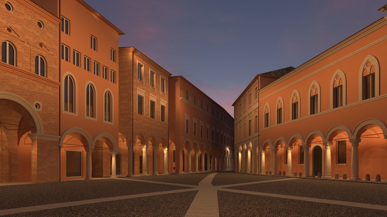 Portici Bologna nuova illuminazione I-DEA luce architettura