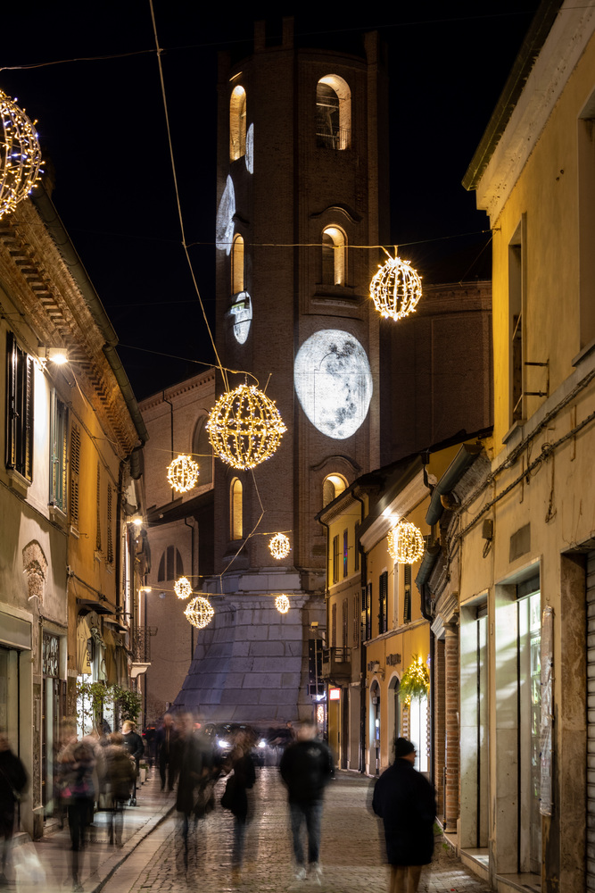 Natale di Luna Comacchio 2023 - progetto I-DEA luce architettura