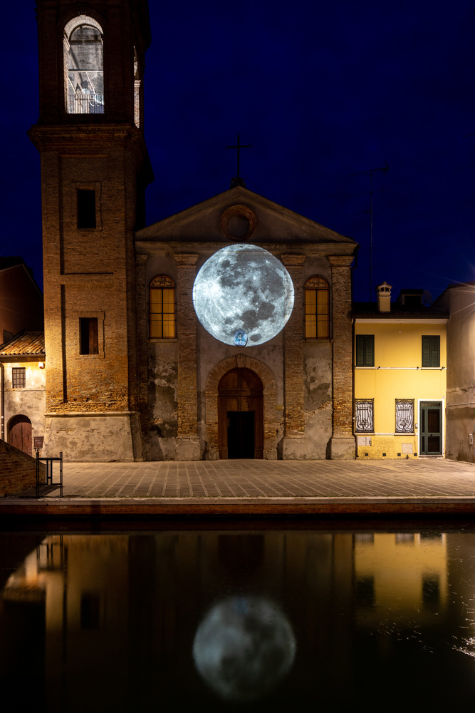 Natale di Luna Comacchio 2023 - progetto I-DEA luce architettura