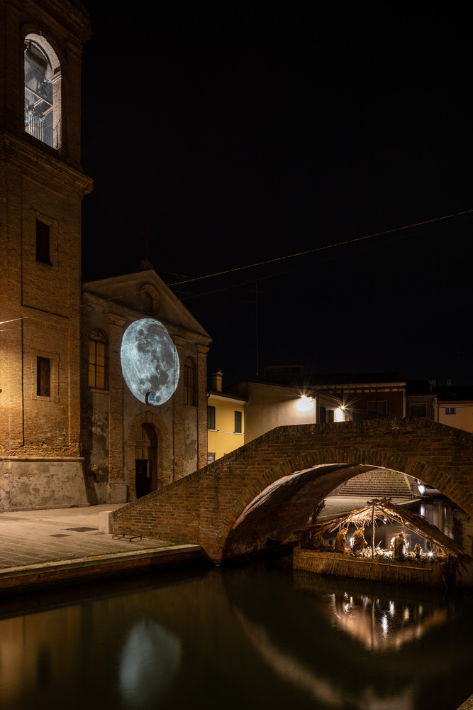 Natale di Luna Comacchio 2023 - progetto I-DEA luce architettura