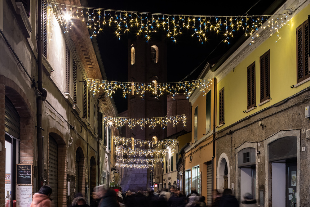 Natale sull'acqua Comacchio 2025 direzione creativa I-DEA