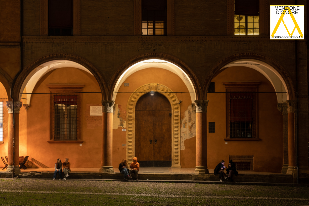 Menzione d’Onore Compasso d’Oro 2026 portici di Bologna bird