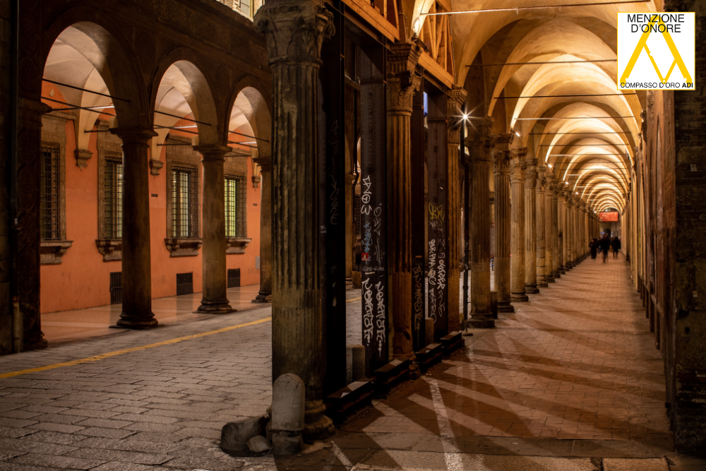 Menzione d’Onore Compasso d’Oro 2026 portici di Bologna